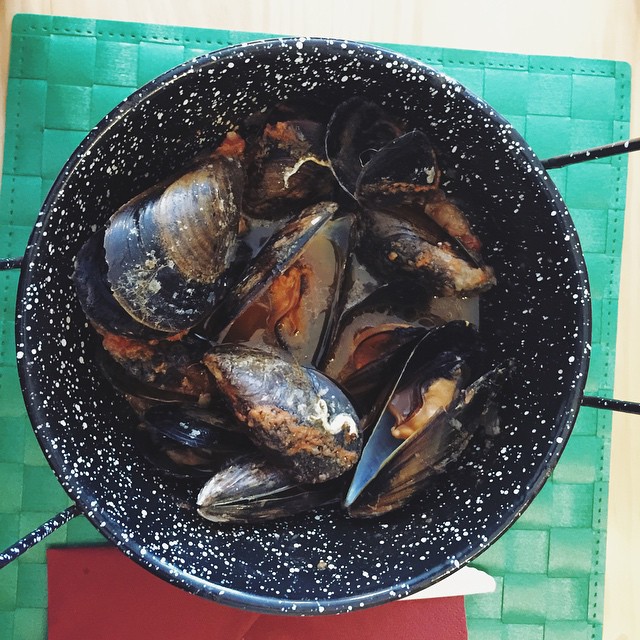 Never had mussels before but really enjoyed them.