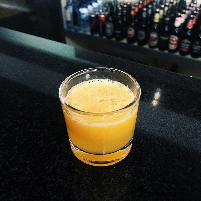 The smallest most delicious orange juice I’ve had.