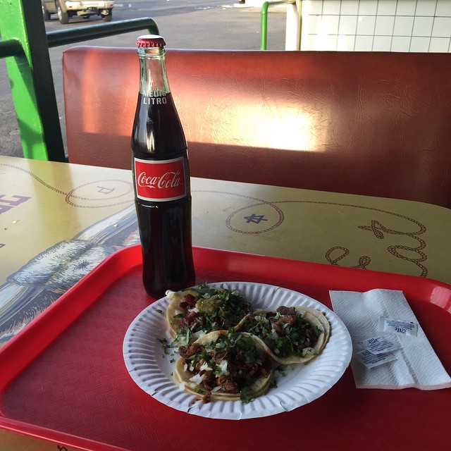 Workout complete. Weather is lovely. Time for tacos.