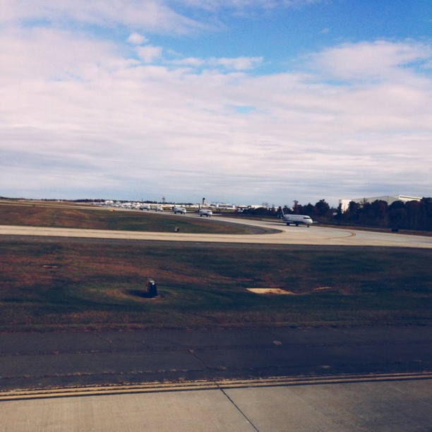 Charlotte is having ATC troubles. This is the line behind us.