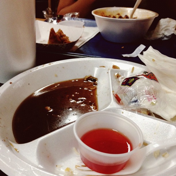 Food destroyed.