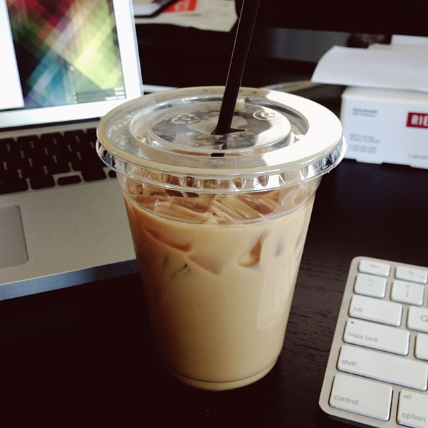 First iced coffee drink of the year and its delicious.