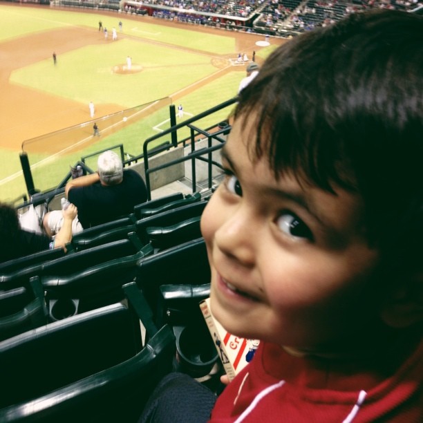 My nephews first baseball game!