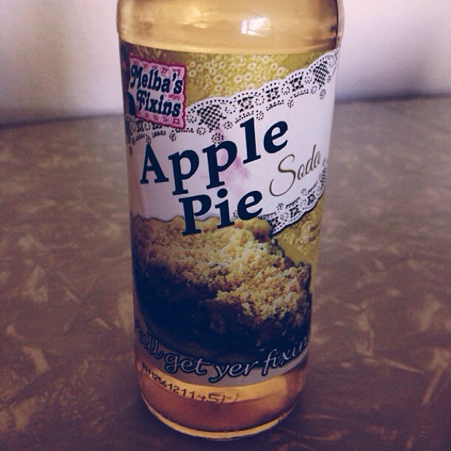 Apple pie soda. Tastes pretty good, but not so much like apple pie.