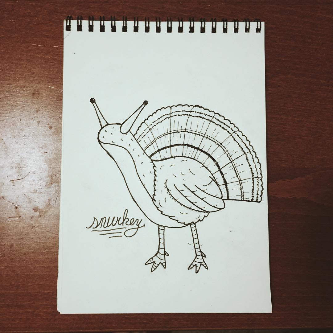 Heard about a snurkey so I went and drew one.