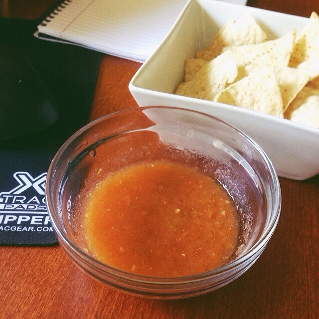 Decided to make some salsa for dessert.