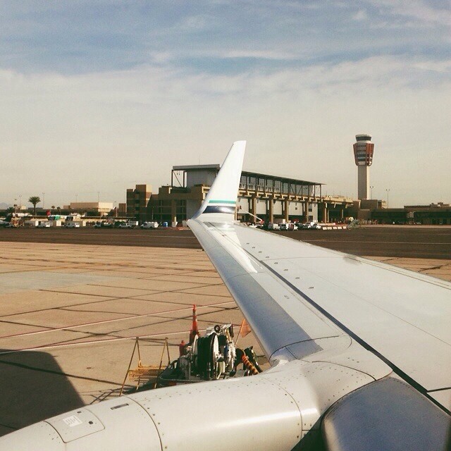 Obligatory pre-taxi tarmac photo.