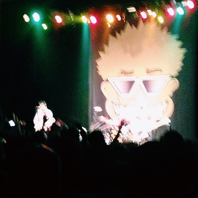 From last night.