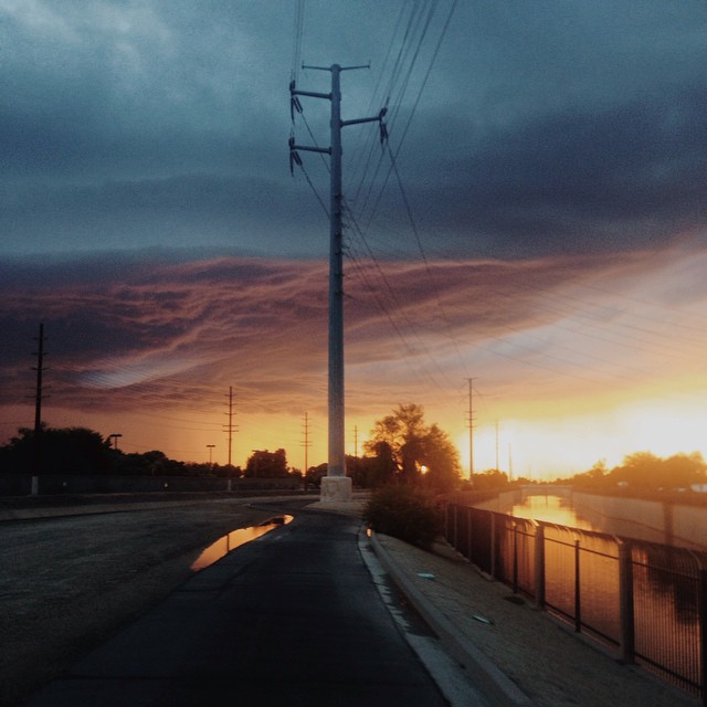 Great evening for a ride.