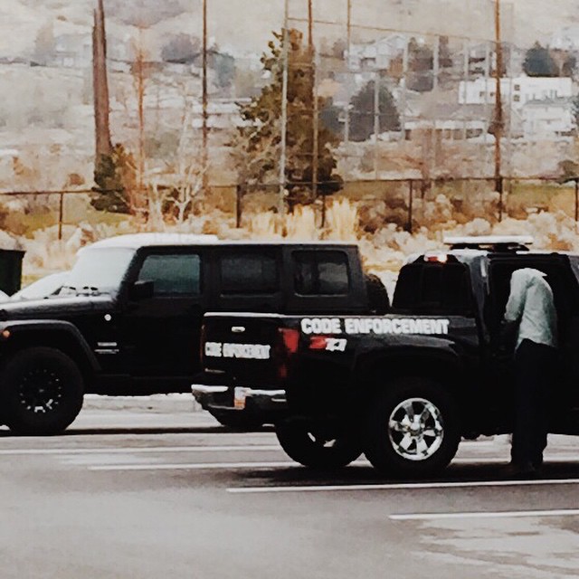 Check your syntax, they’re patrolling.