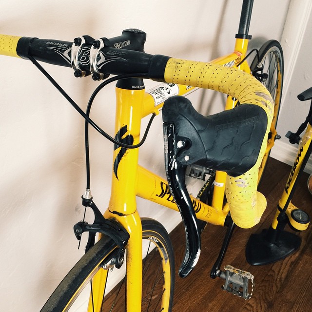 Crashed my bike this morning. I’m now sore all over.