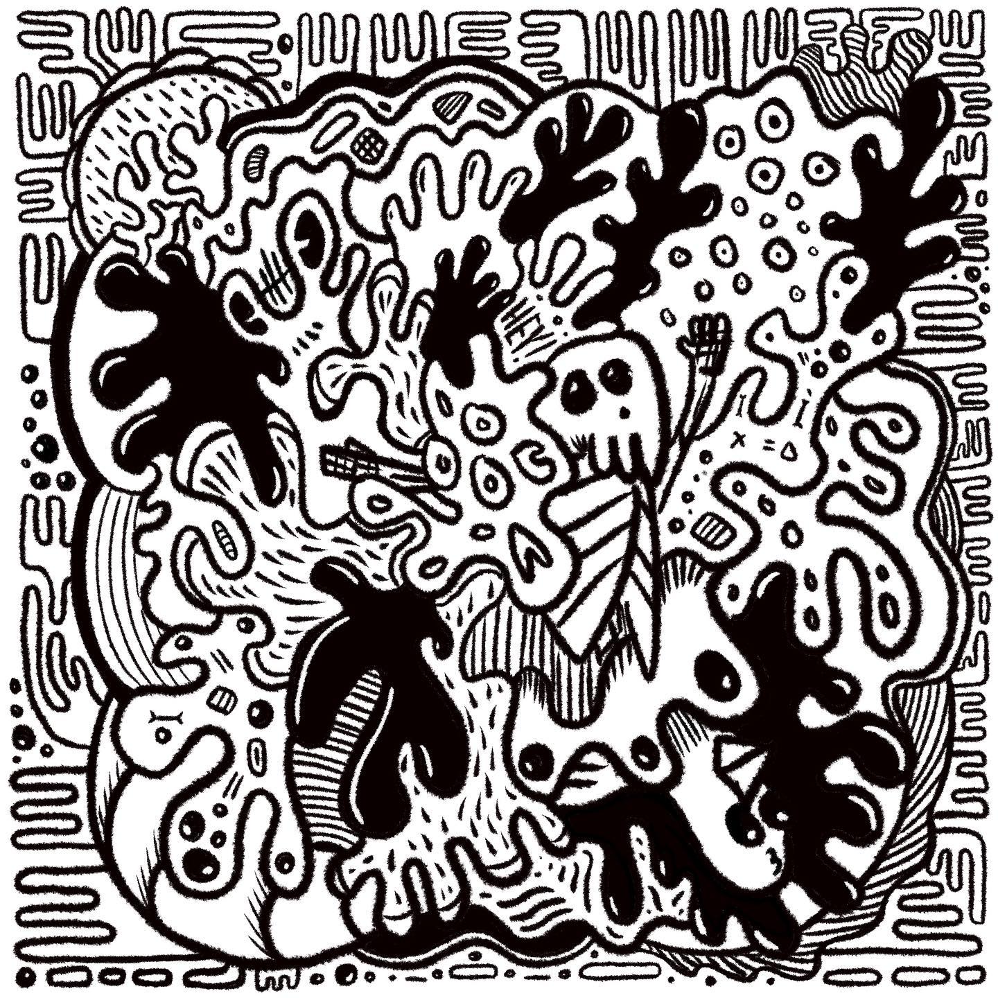 I thought about coloring this but I’m happy with it in black and white. Nice …