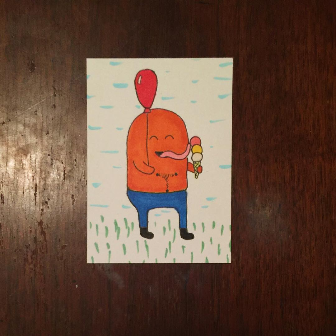 49. Sometimes life gives you ice cream and a balloon. Hold onto that moment.