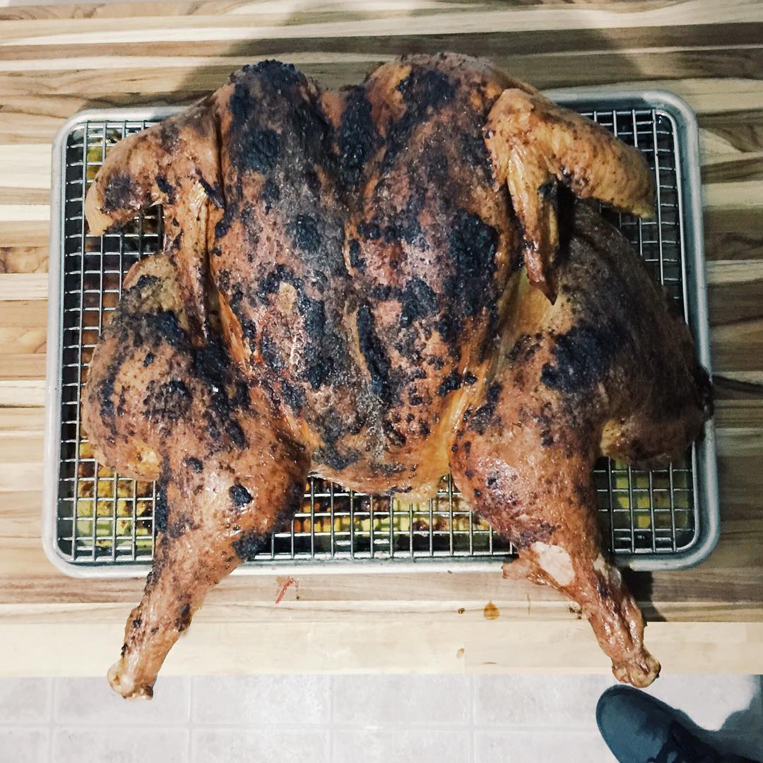 Cooked my first turkey. It was delicious!