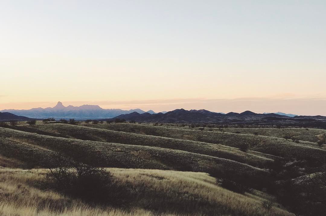 While on the worst road in Pima county, I had to stop for the view. It was pr…
