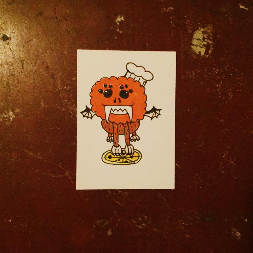 99. Monsters will agree that making pizza is great!