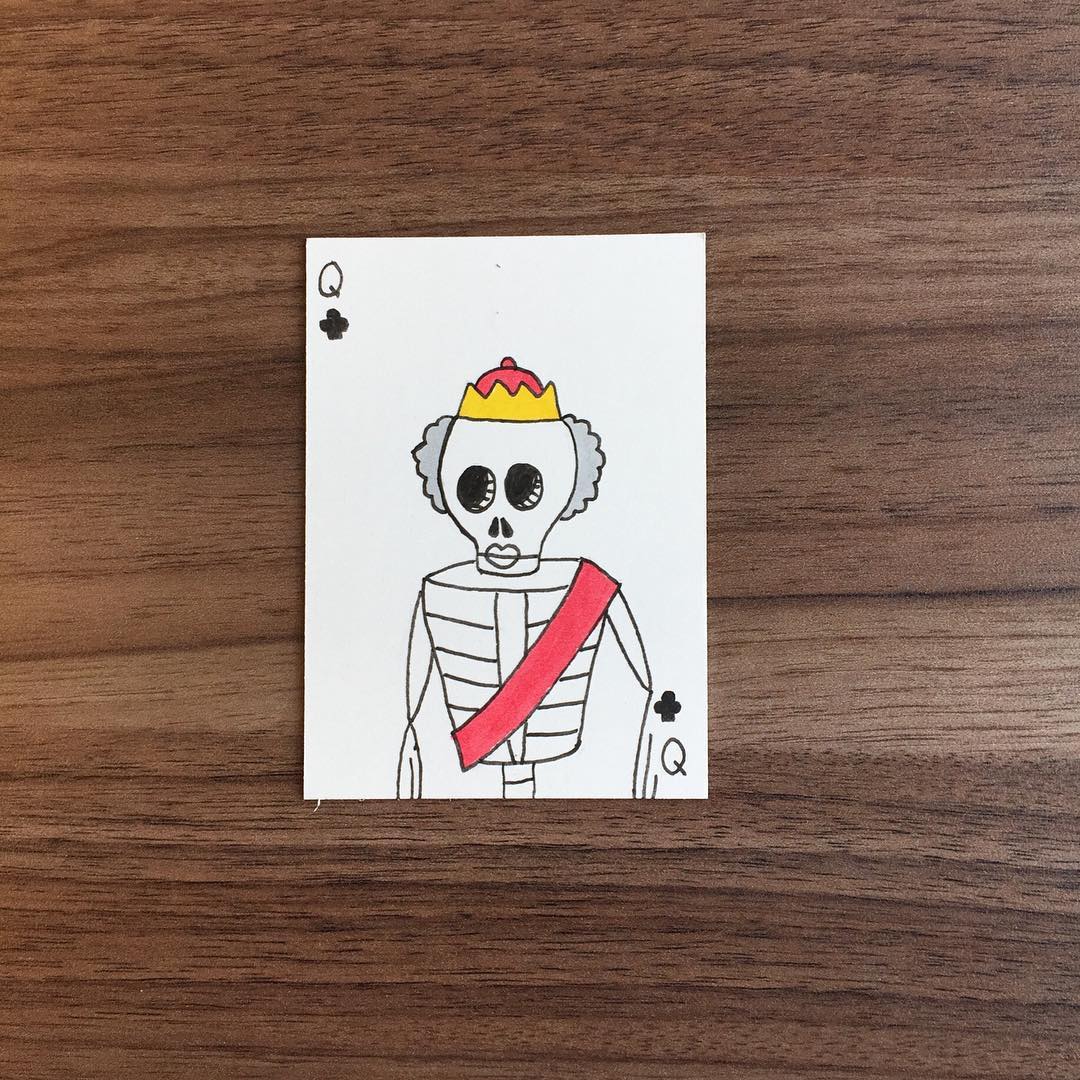 86. Queen of Clubs.
