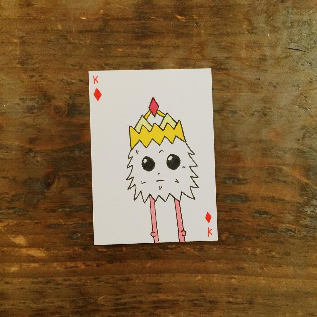 91. King of Diamonds. .