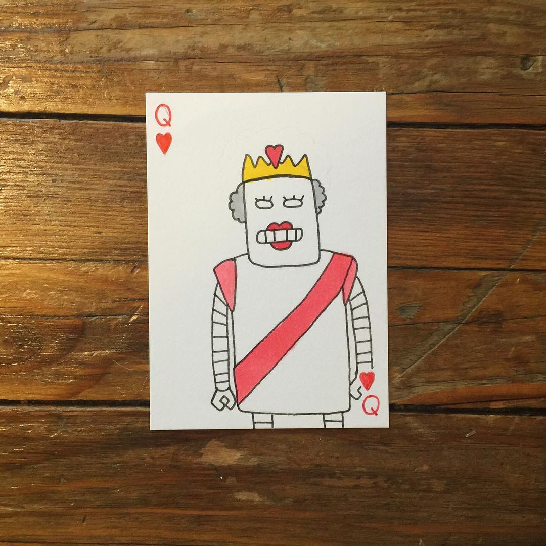82. Queen of Hearts. .