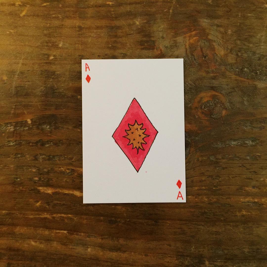 92. Ace of Diamonds.