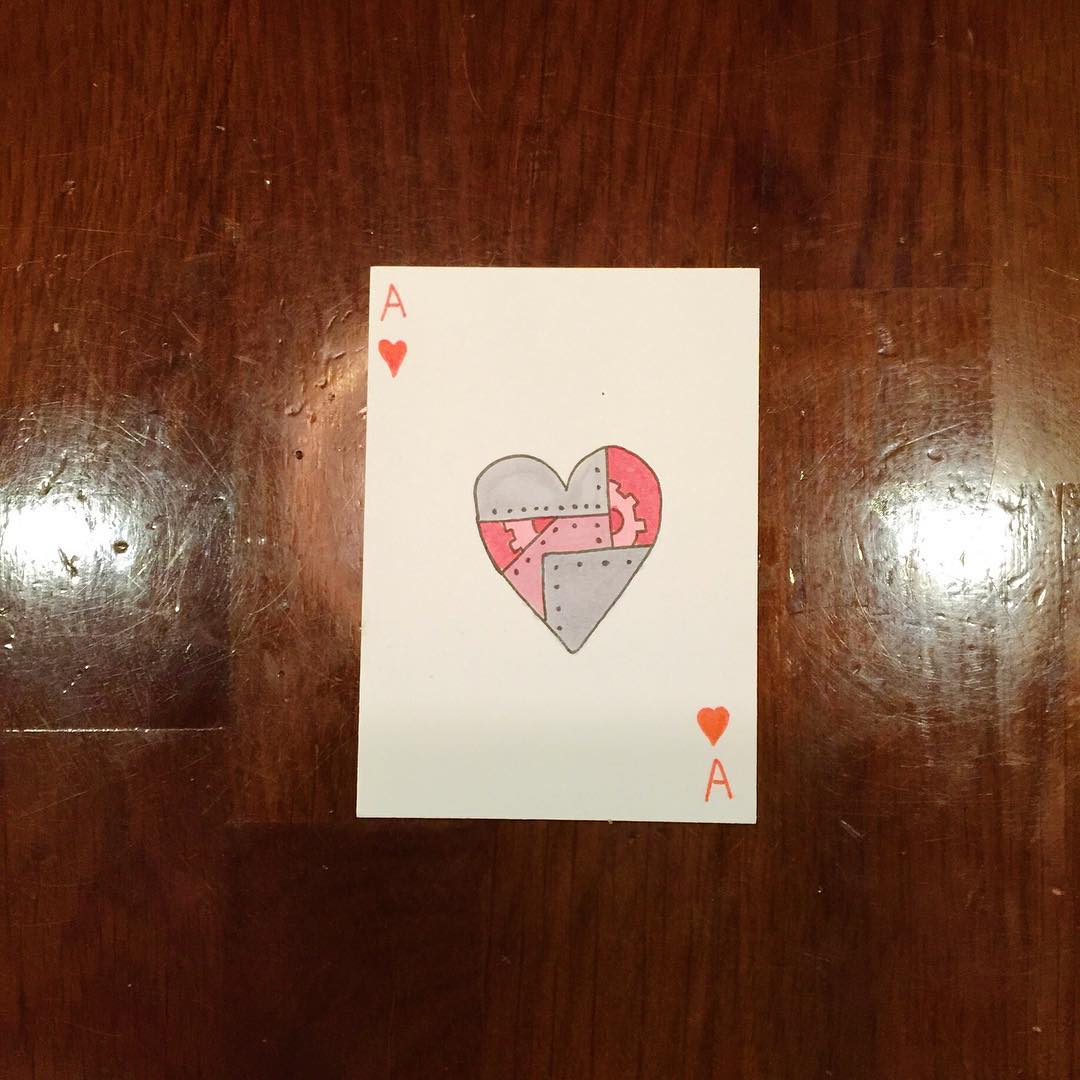 84. Ace of Hearts. .