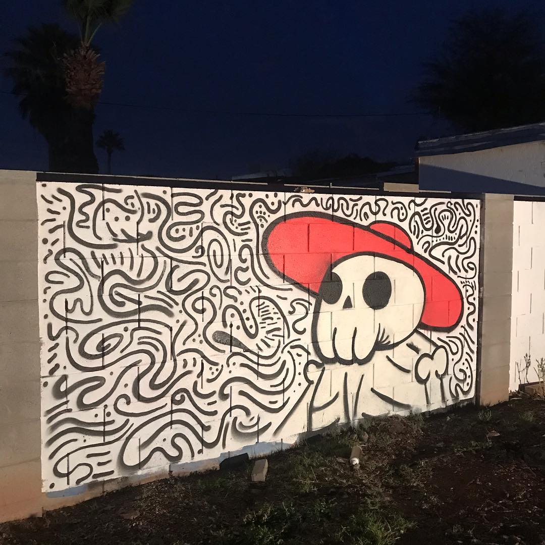 New mural. Really stoked on this one. Learned a lot with it too.