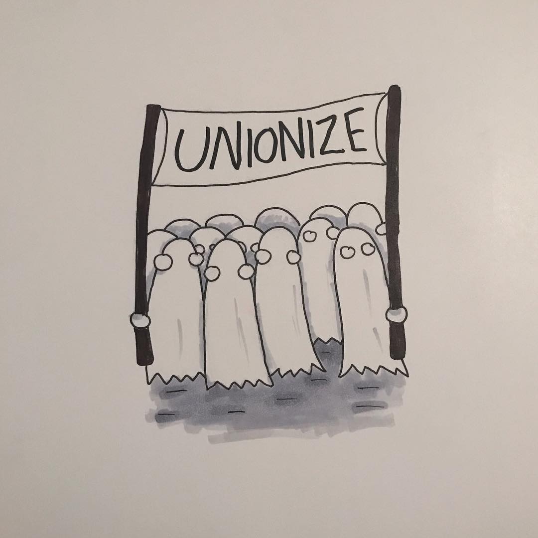 I think the ghosts should unionize. It would really shake things up. The Crim…