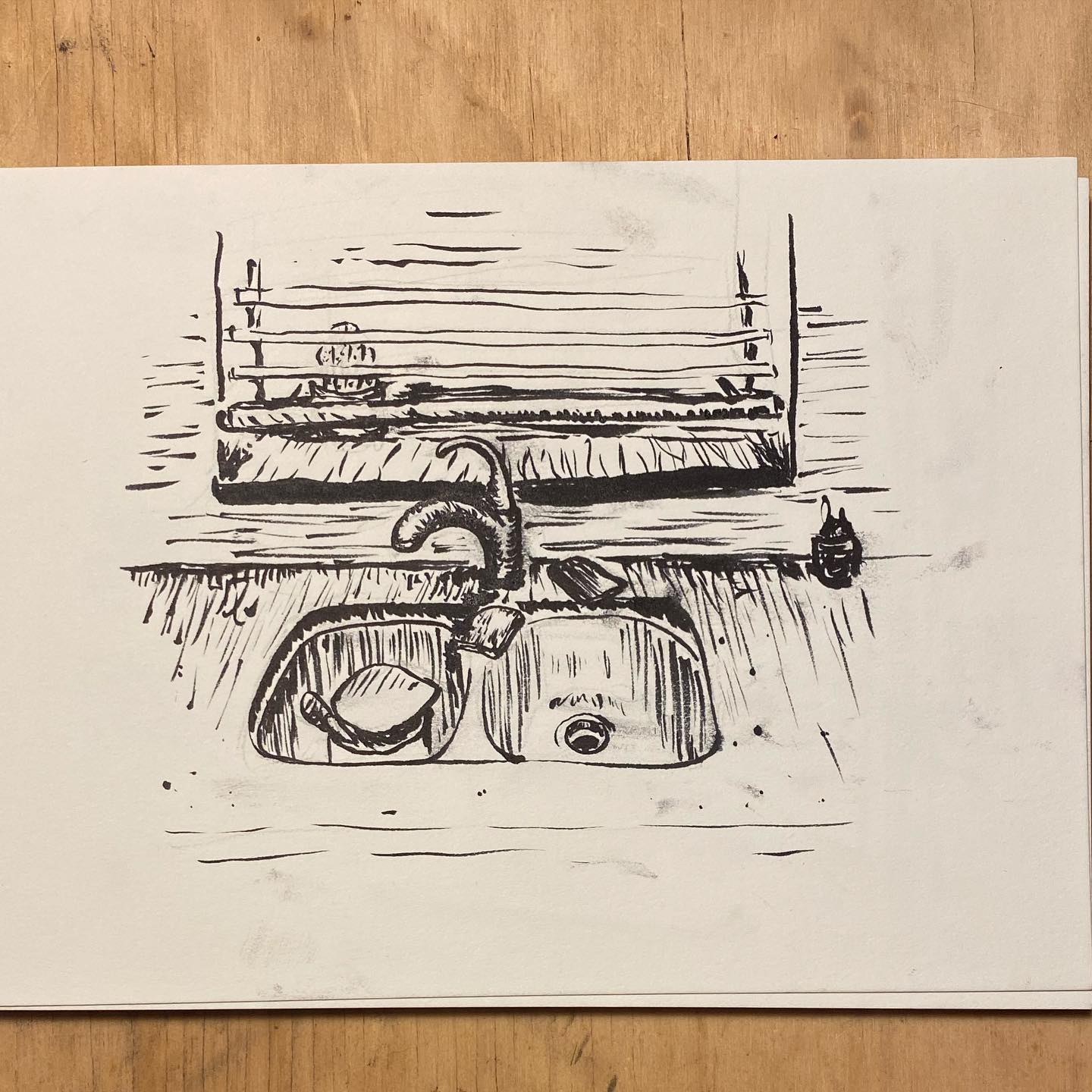 Sinktober lives on, although a bit behind! Dom brings us his tidy Arcadian sink.