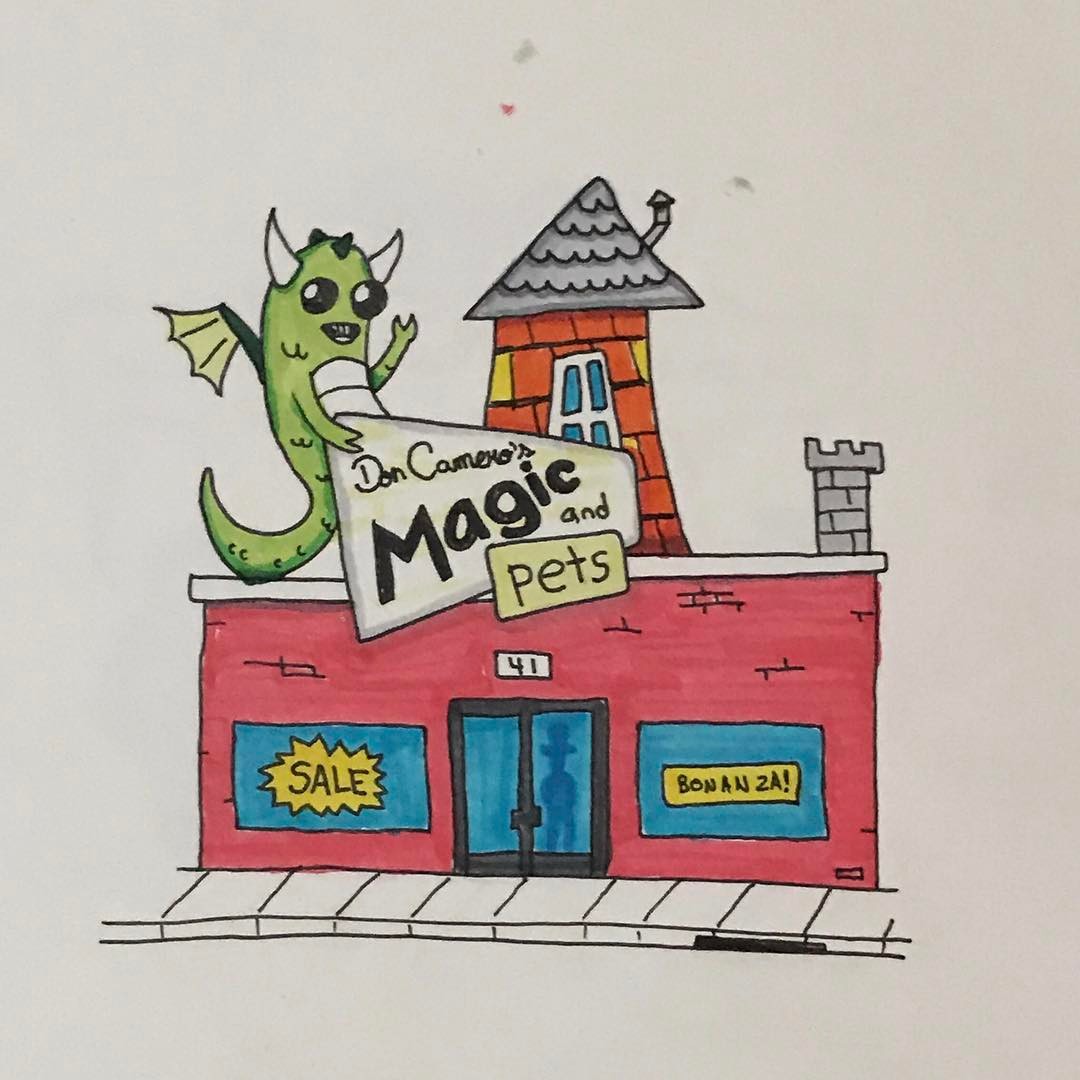 I really like drawing fake businesses, I should do more. Guttermouth – Don Ca…