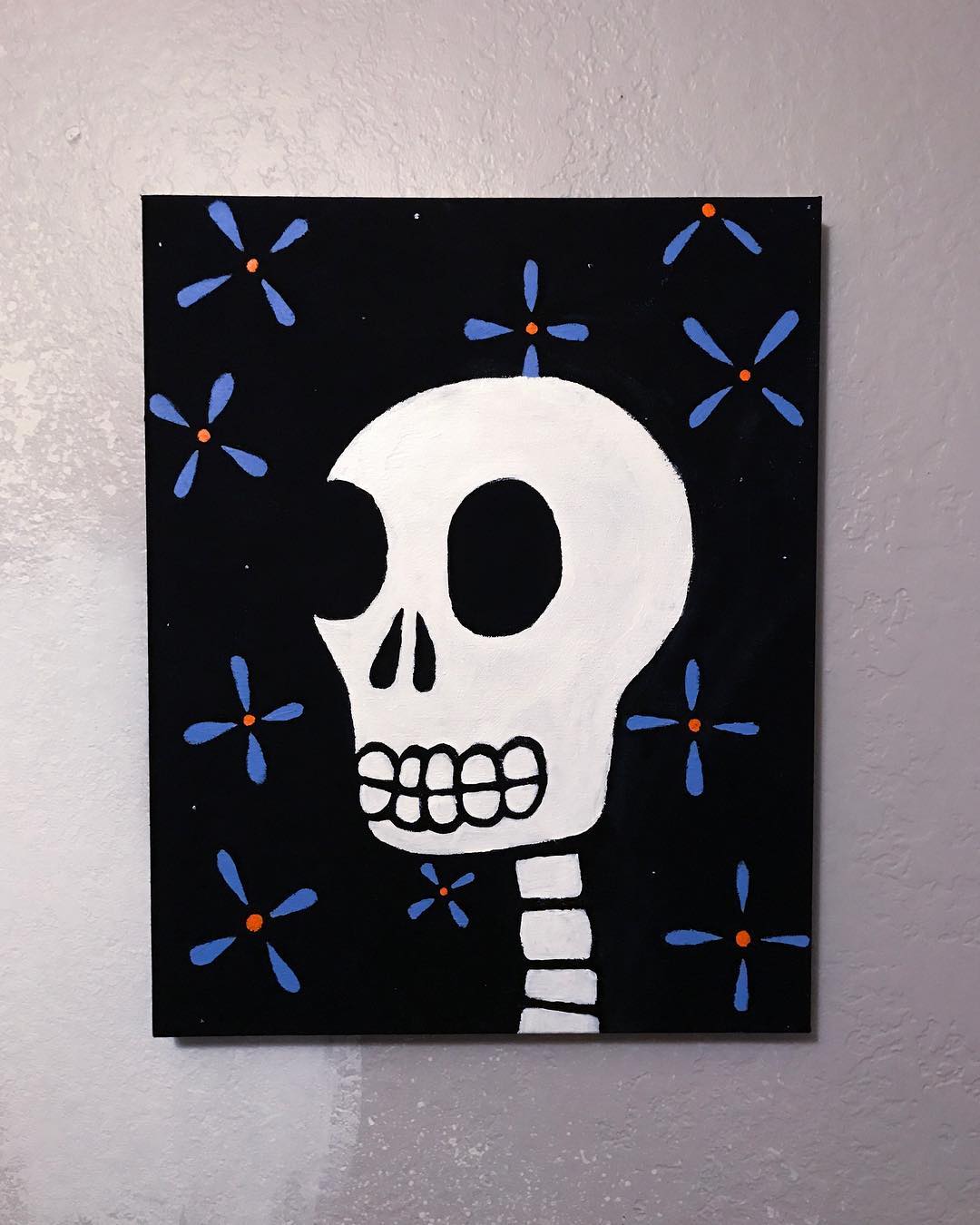I painted an old drawing.