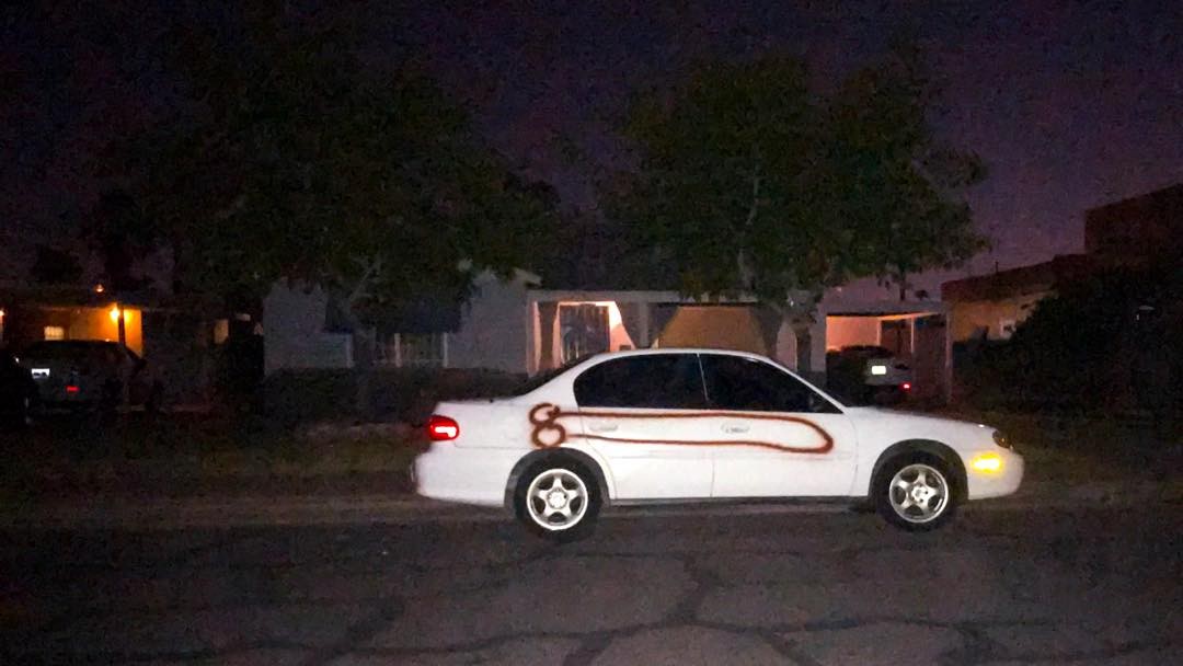 My neighborhood has a serial penis painter.