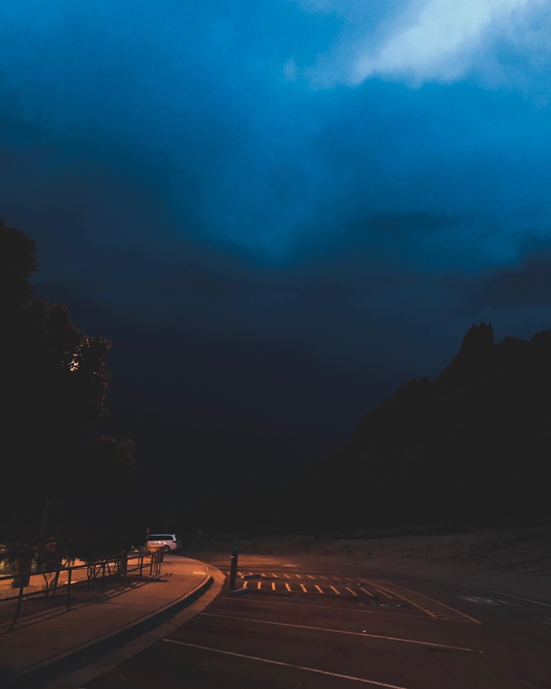Taken at a rest stop outside of Tucson. The air smelled great that evening.