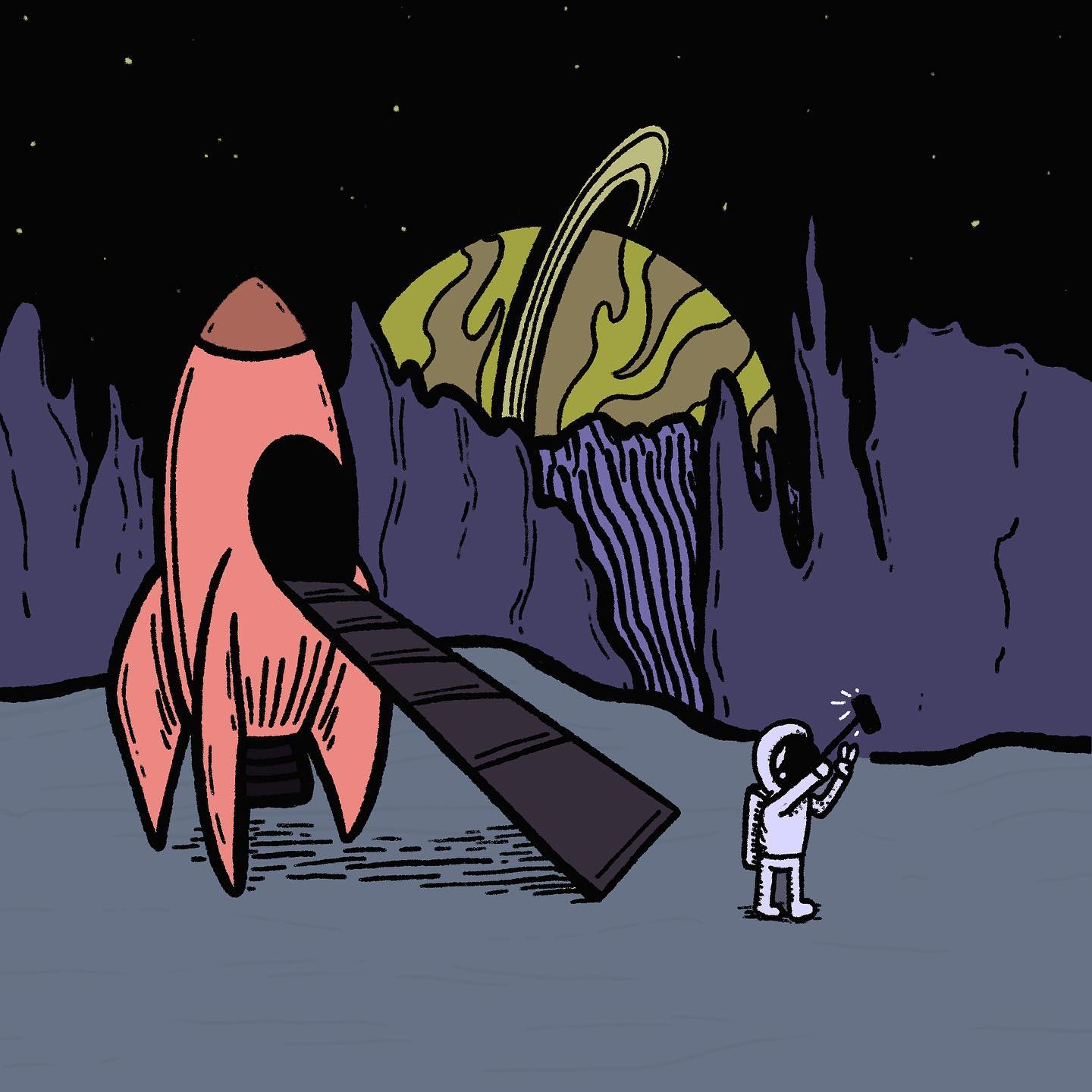 Thinking about space travel.