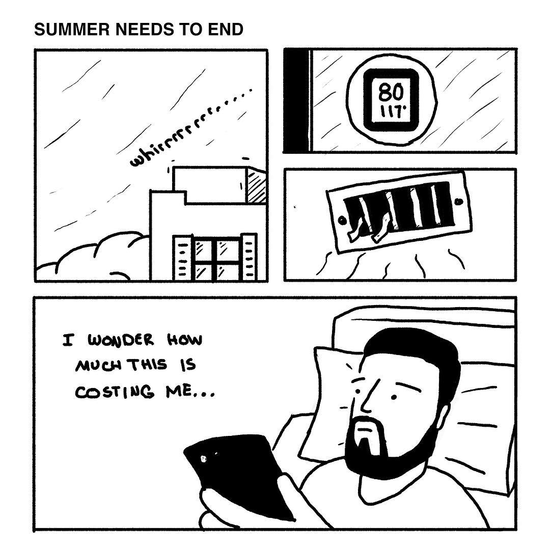 I made this a month ago when it was unforgivingly hot. It’s still hot. I miss…